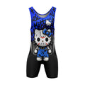 Jason Voorhees Kitty Blue Wrestling Singlet
