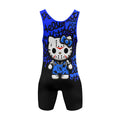 Jason Voorhees Kitty Blue Wrestling Singlet