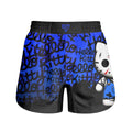 Jason Voorhees Kitty Blue Grappling Shorts