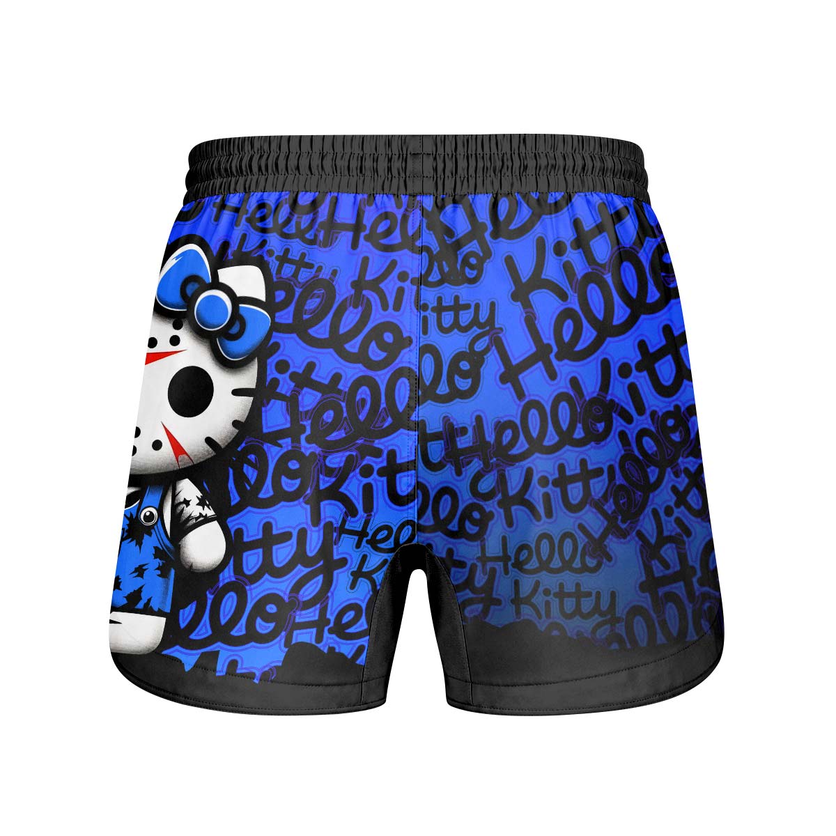 Jason Voorhees Kitty Blue Grappling Shorts