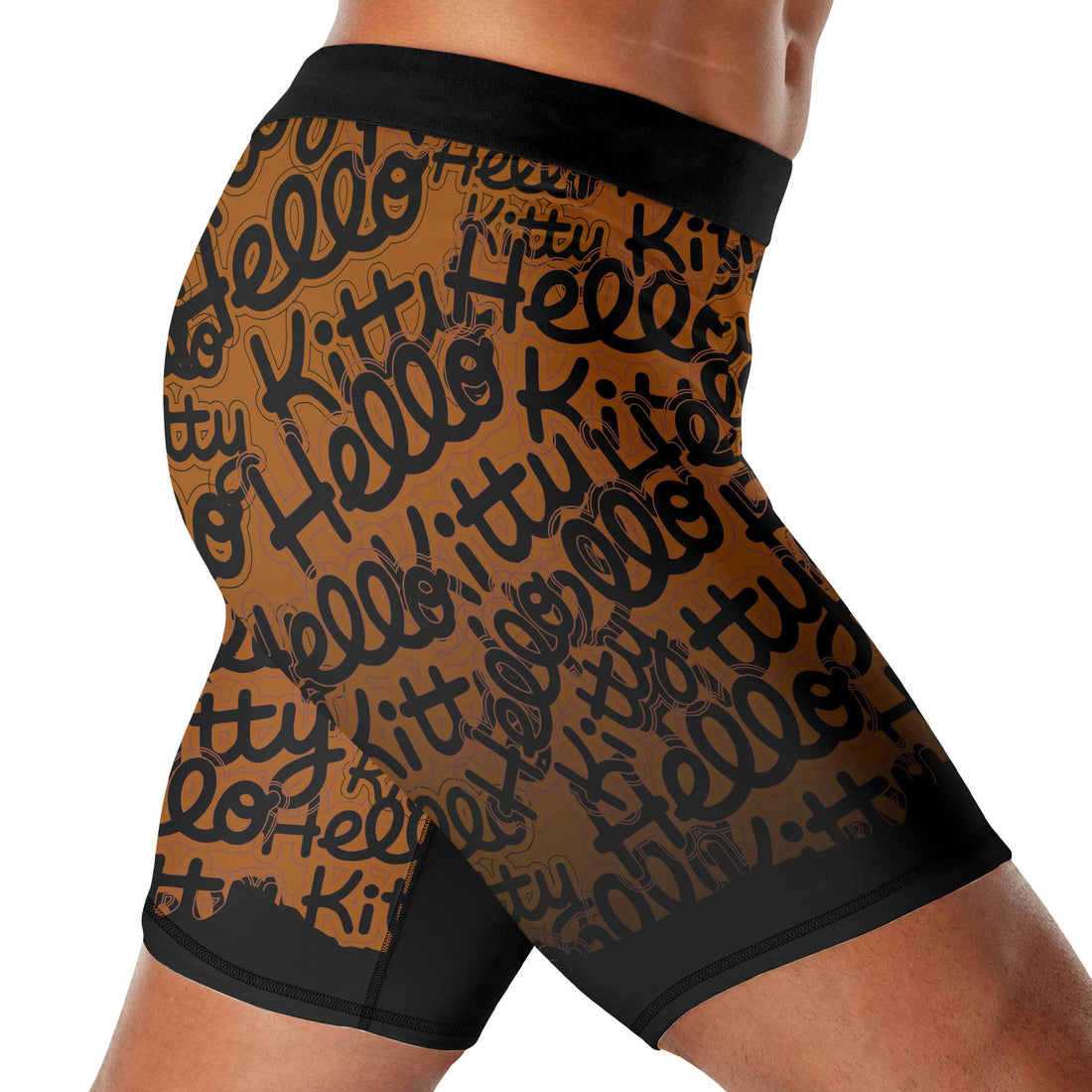 Jason Voorhees Kitty Brown Compression Shorts