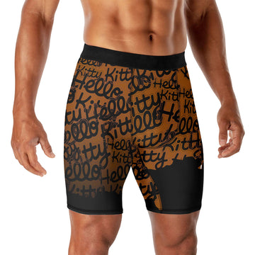 Jason Voorhees Kitty Brown Compression Shorts