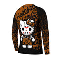 Jason Voorhees Kitty Brown Kids Rash Guard