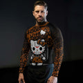 Jason Voorhees Kitty Brown Rash Guard