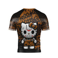 Jason Voorhees Kitty Brown Rash Guard