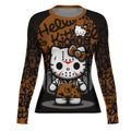 Jason Voorhees Kitty Brown Rash Guard