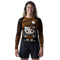 Jason Voorhees Kitty Brown Rash Guard