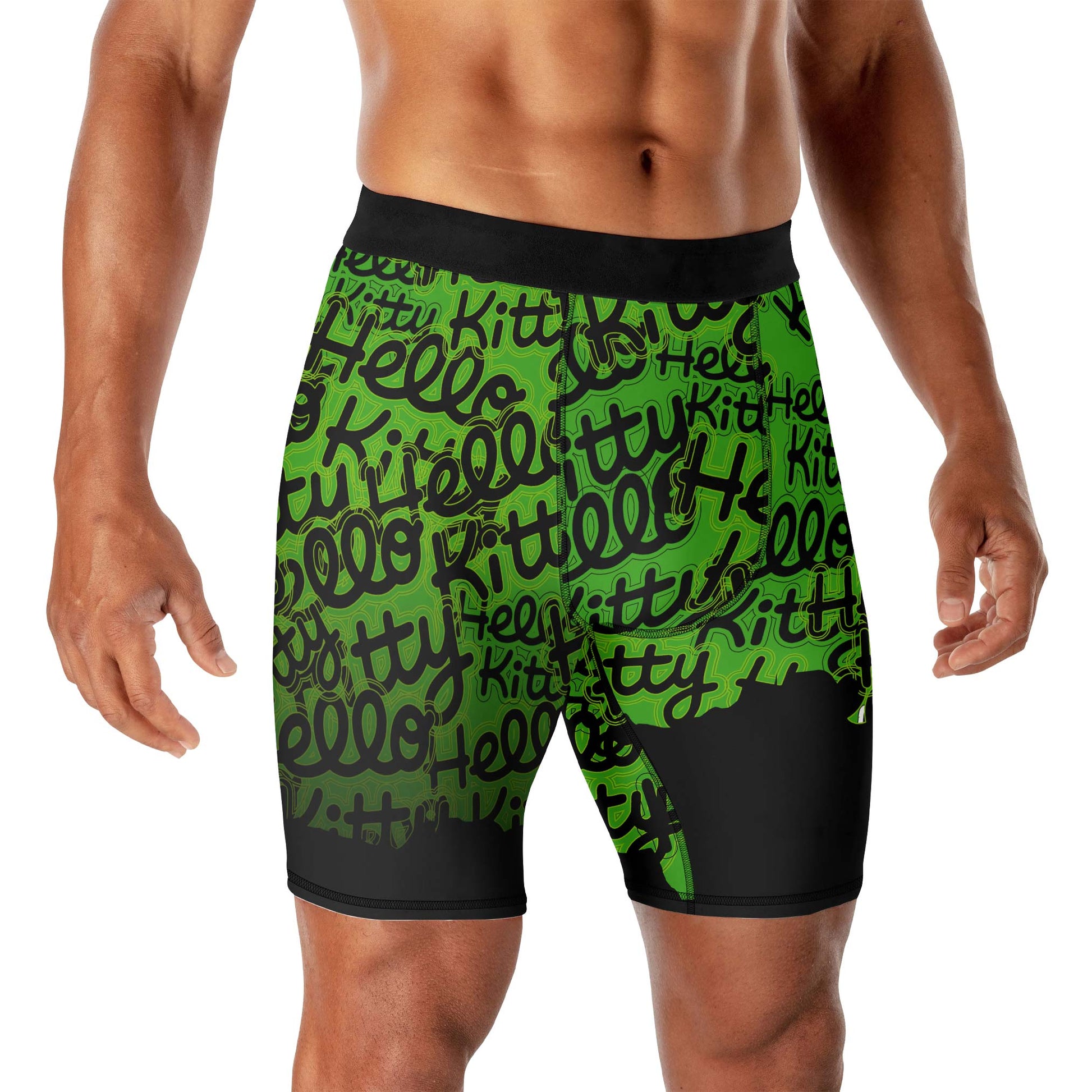 Jason Voorhees Kitty Green Compression Shorts