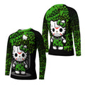 Jason Voorhees Kitty Green Kids Rash Guard