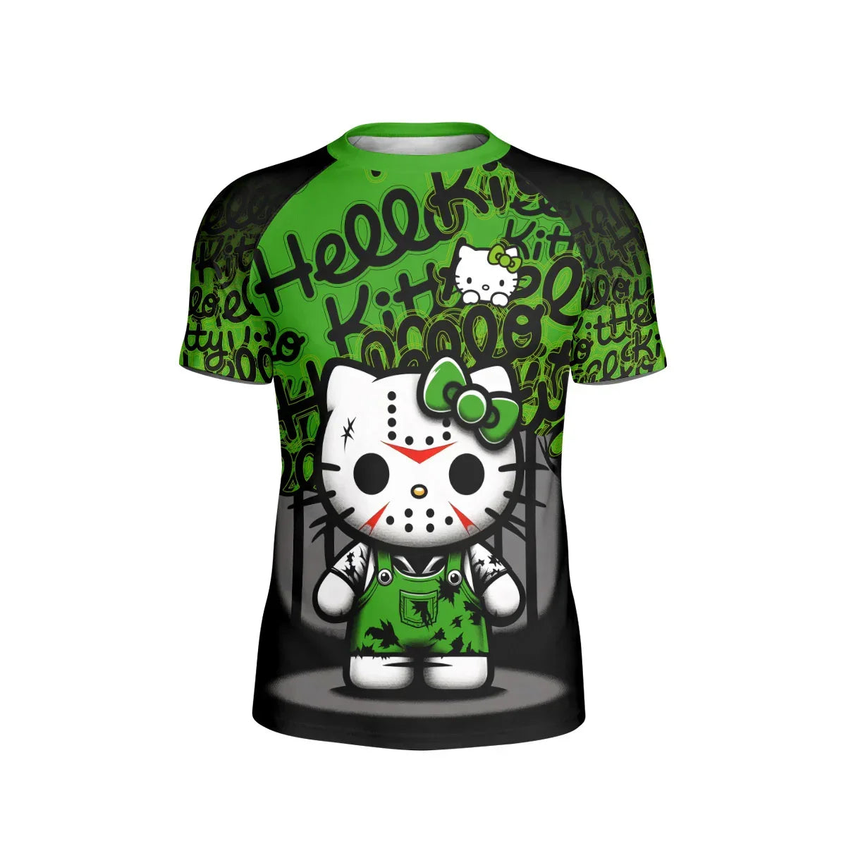 Jason Voorhees Kitty Green Kids Rash Guard