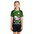 Jason Voorhees Kitty Green Kids Rash Guard