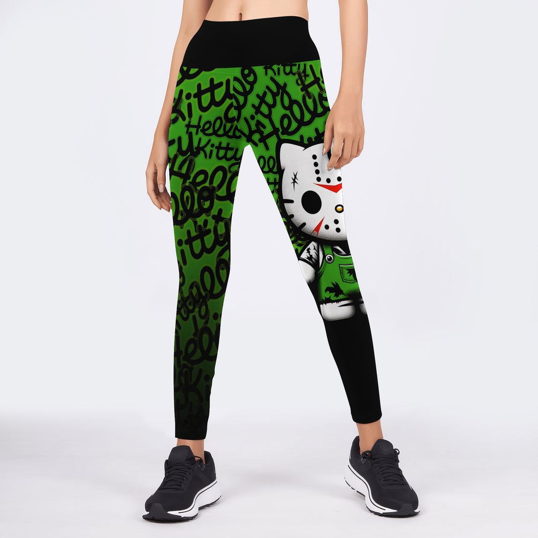 Jason Voorhees Kitty Green Leggings
