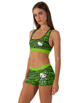 Jason Voorhees Kitty Green Women's Workout Set