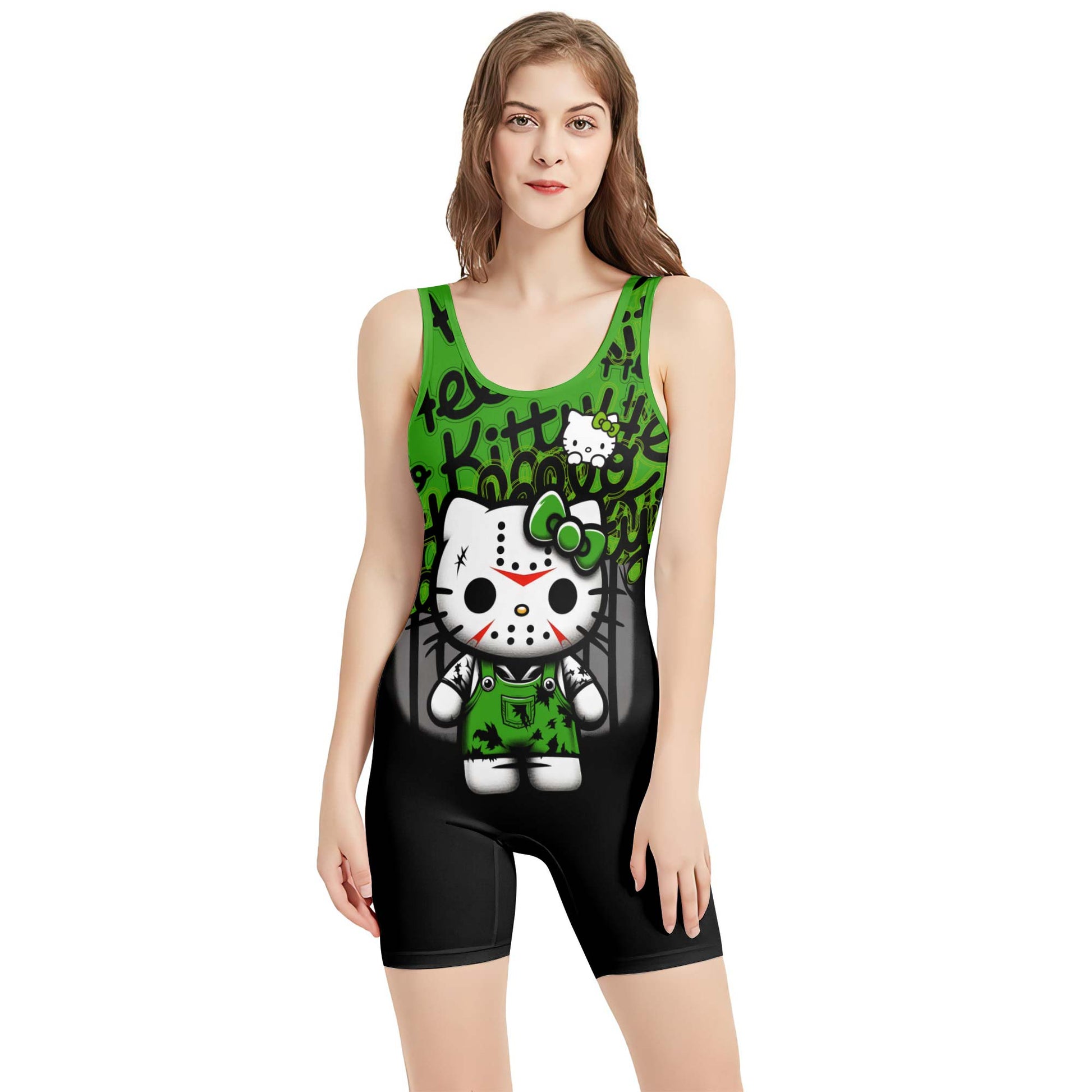 Jason Voorhees Kitty Green Wrestling Singlet