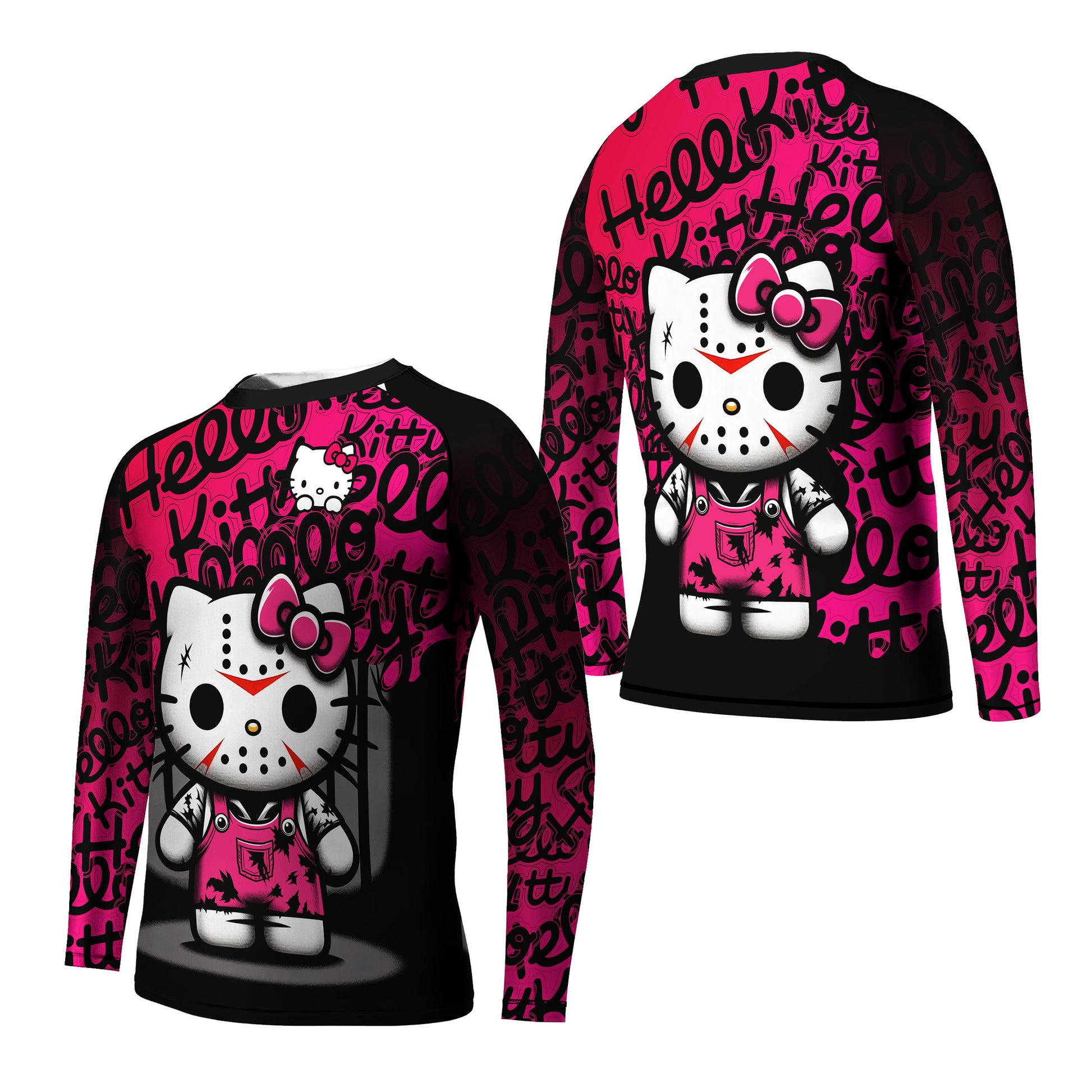 Jason Voorhees Kitty Kids Rash Guard