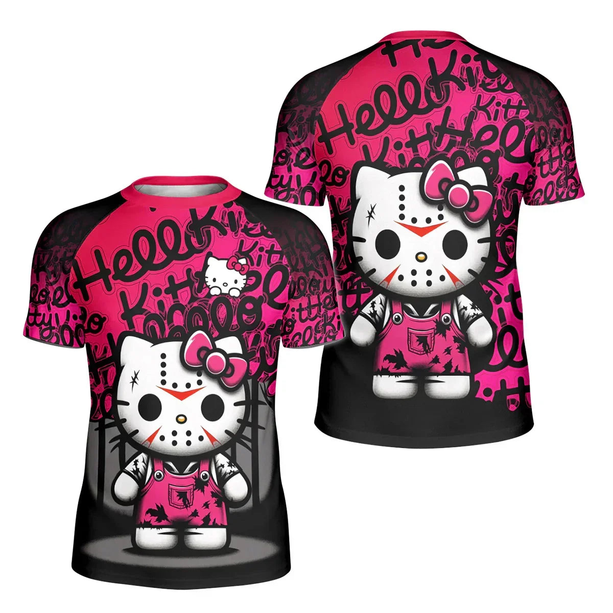 Jason Voorhees Kitty Kids Rash Guard