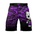 Jason Voorhees Kitty Purple Fight Shorts