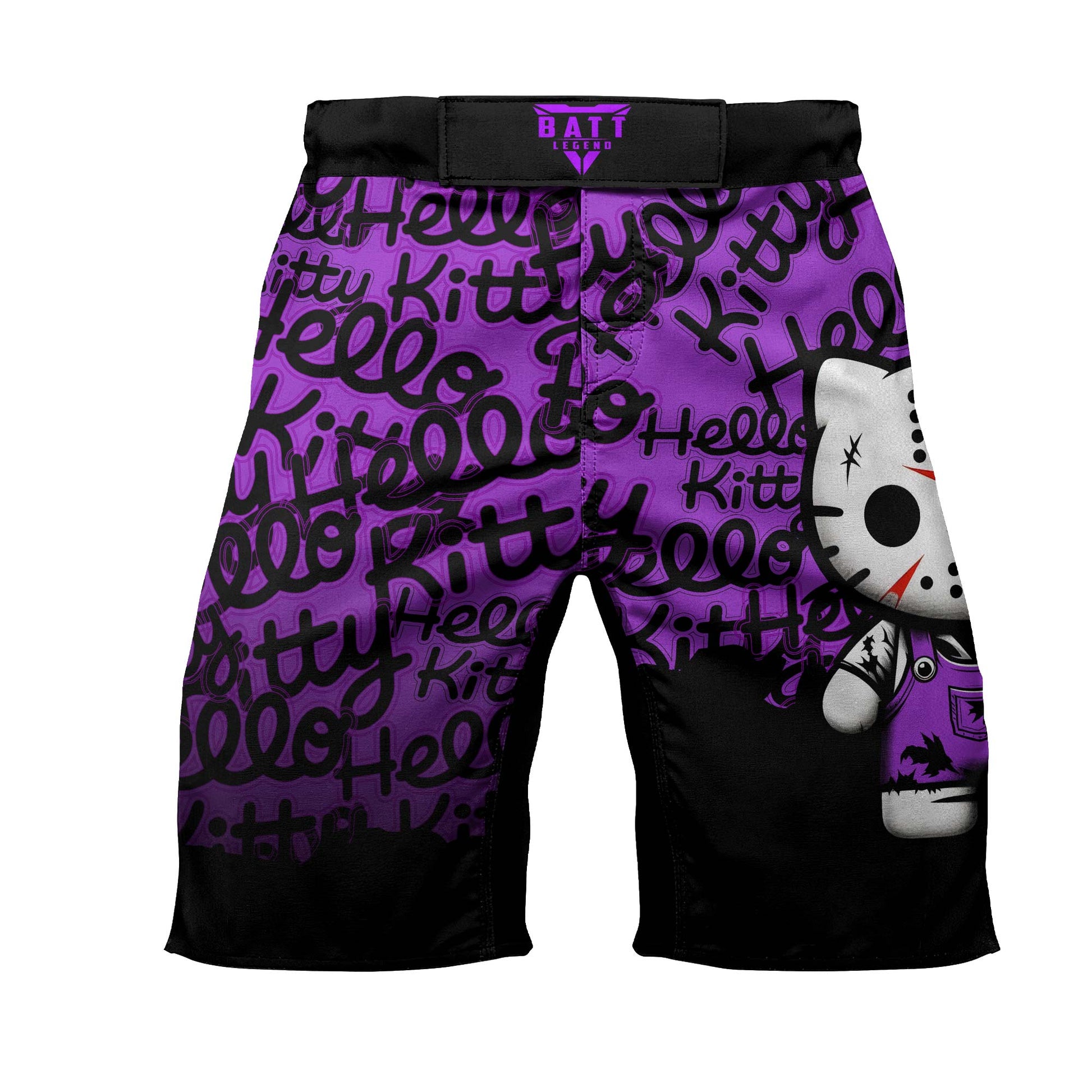 Jason Voorhees Kitty Purple Fight Shorts