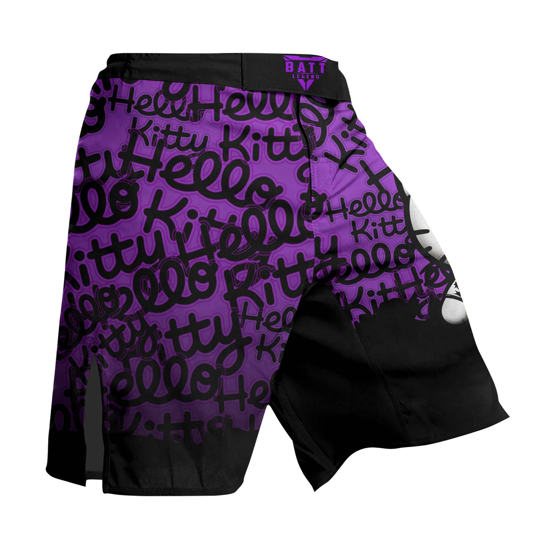 Jason Voorhees Kitty Purple Fight Shorts