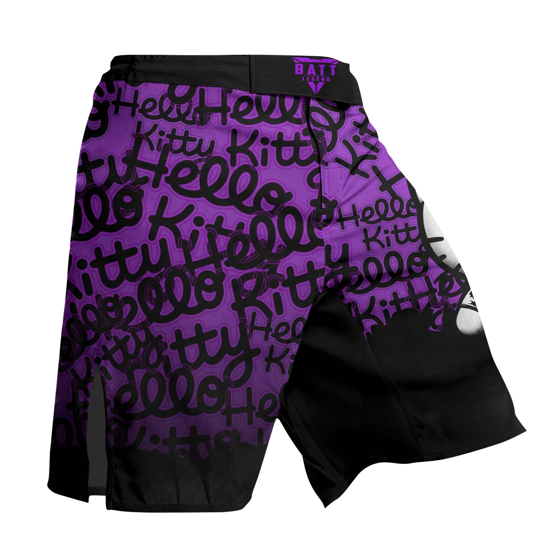 Jason Voorhees Kitty Purple Fight Shorts