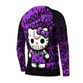 Jason Voorhees Kitty Purple Kids Rash Guard