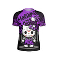 Jason Voorhees Kitty Purple Kids Rash Guard