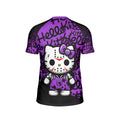 Jason Voorhees Kitty Purple Kids Rash Guard