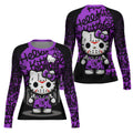 Jason Voorhees Kitty Purple Rash Guard