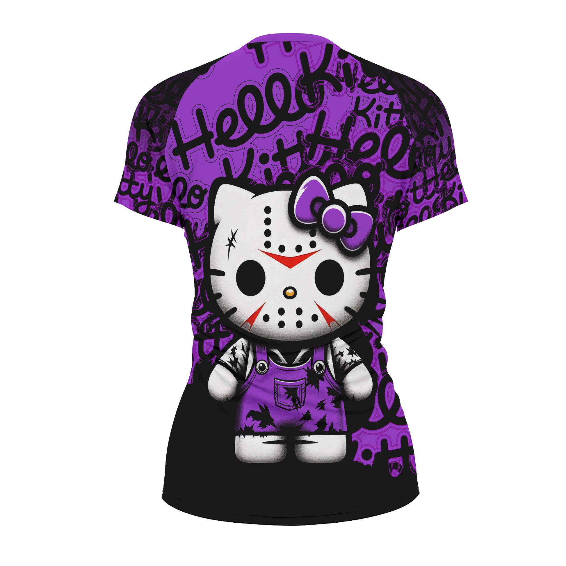 Jason Voorhees Kitty Purple Rash Guard