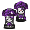 Jason Voorhees Kitty Purple Rash Guard