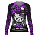 Jason Voorhees Kitty Purple Rash Guard
