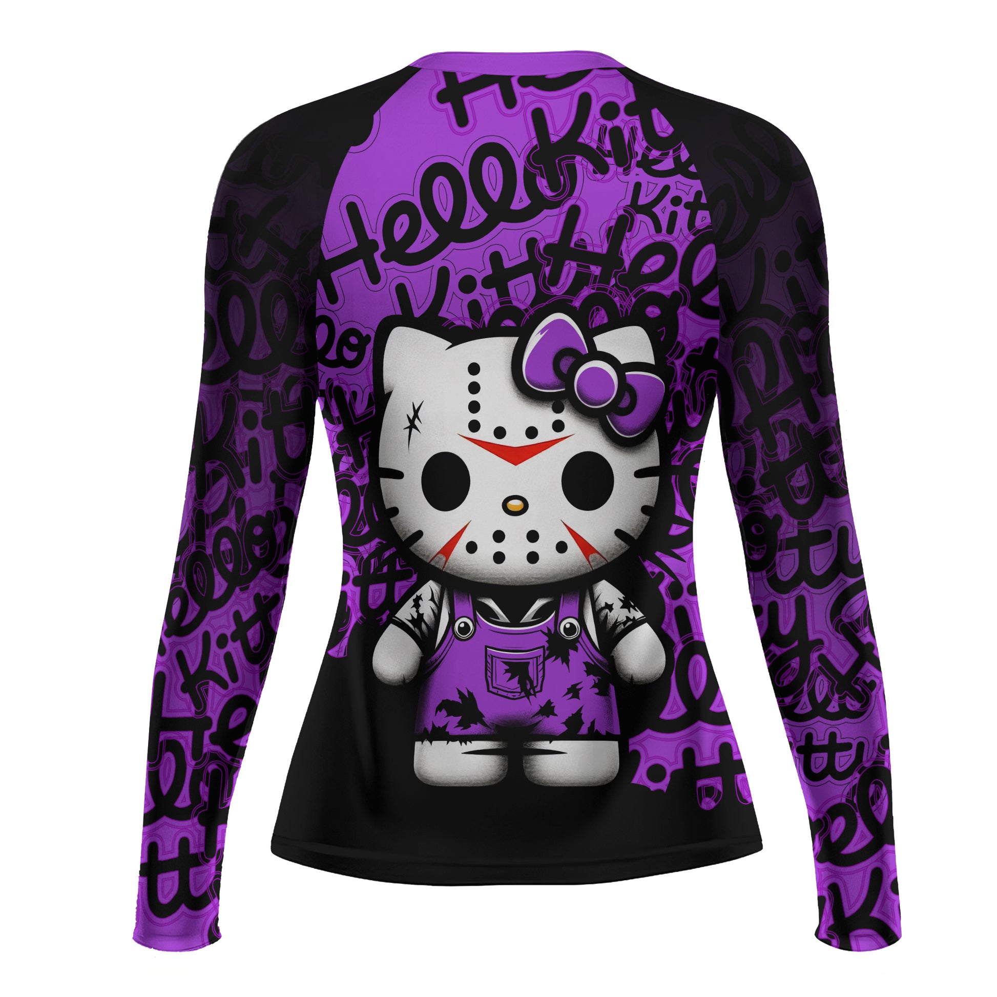 Jason Voorhees Kitty Purple Rash Guard