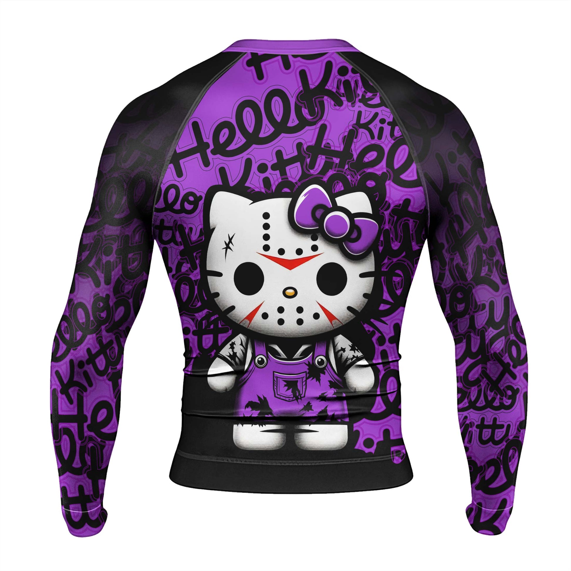 Jason Voorhees Kitty Purple Rash Guard