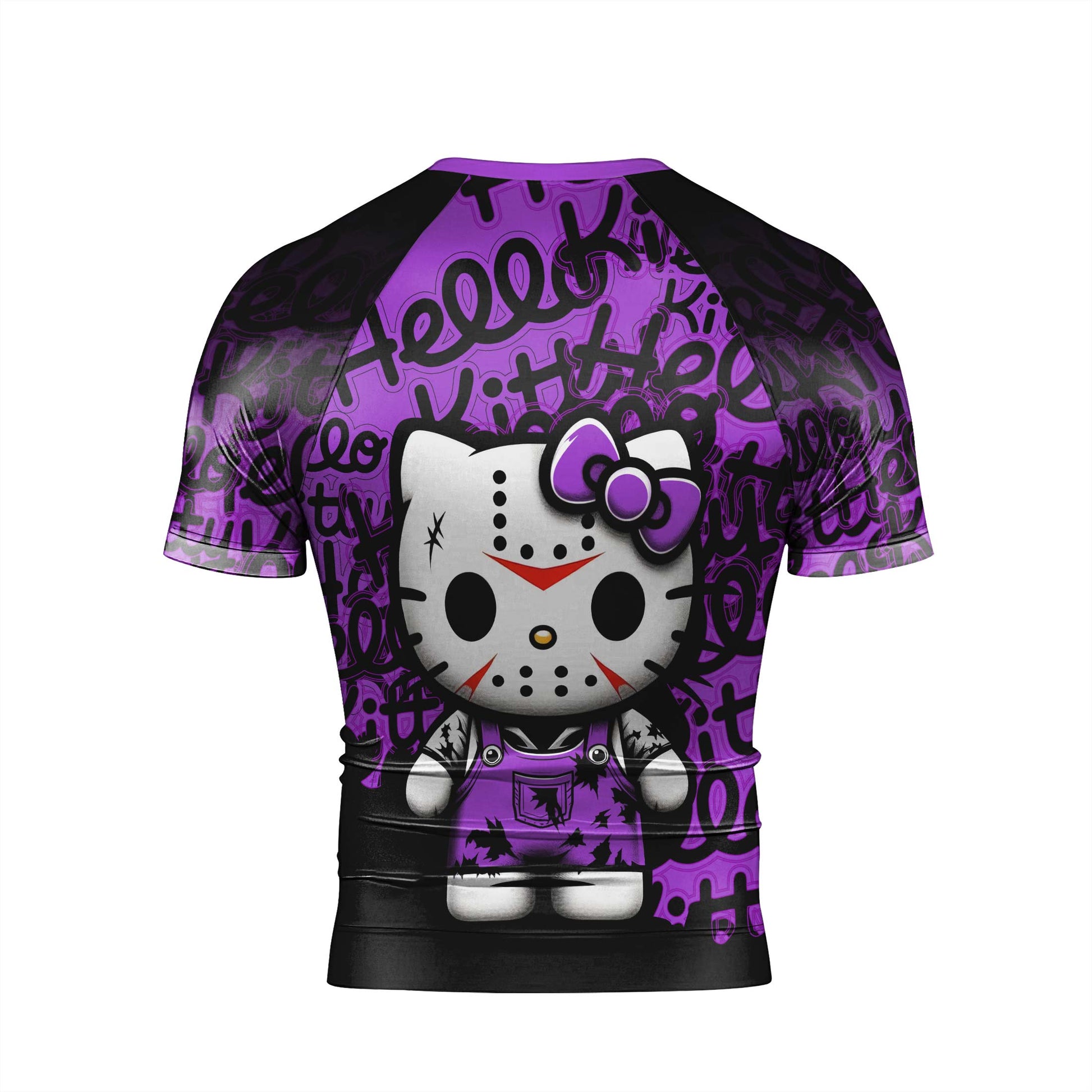 Jason Voorhees Kitty Purple Rash Guard