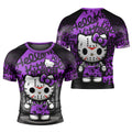 Jason Voorhees Kitty Purple Rash Guard