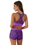 Jason Voorhees Kitty Purple Women's Workout Set