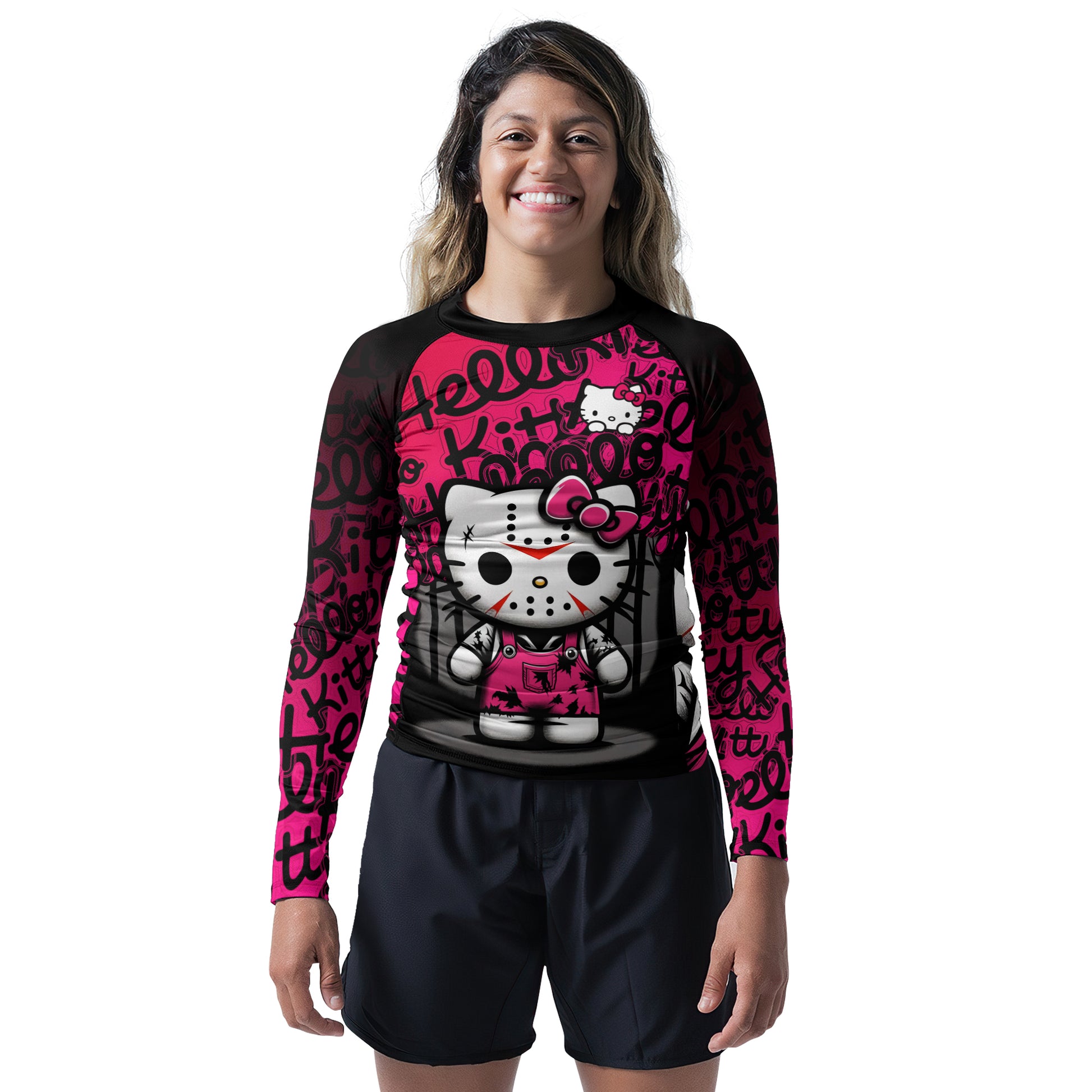 Jason Voorhees Kitty Rash Guard