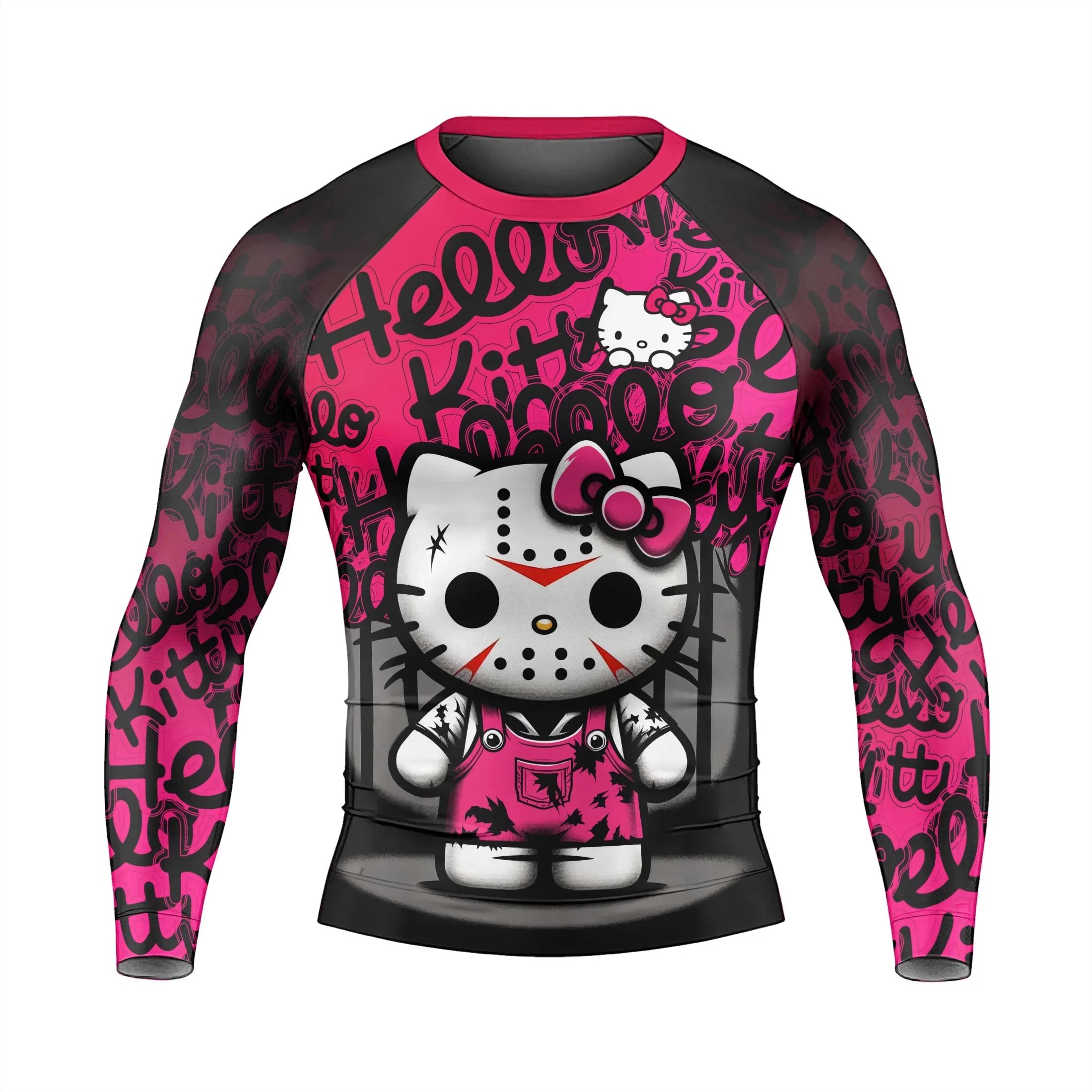 Jason Voorhees Kitty Rash Guard for MMA & Fitness