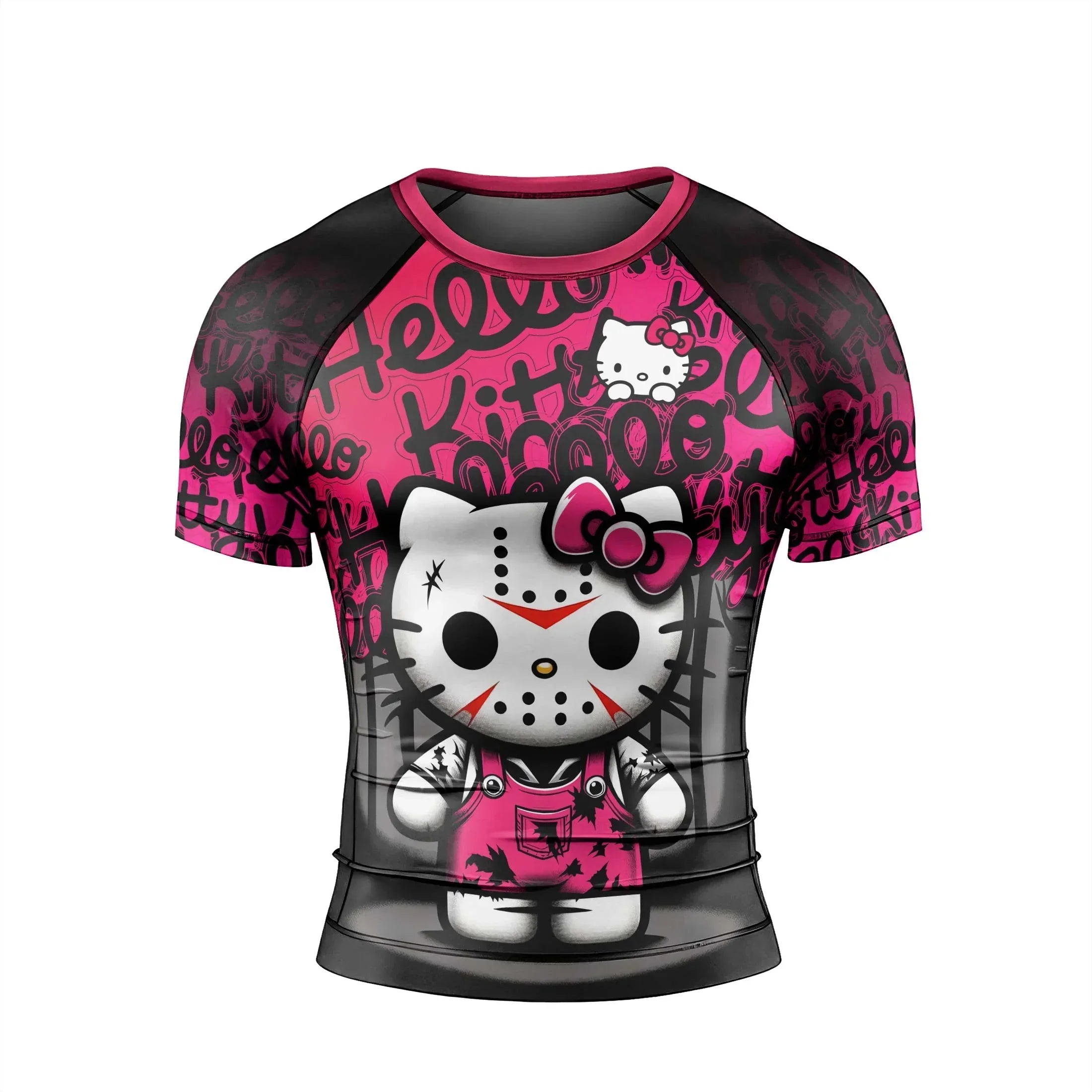 Jason Voorhees Kitty Rash Guard for MMA & Fitness