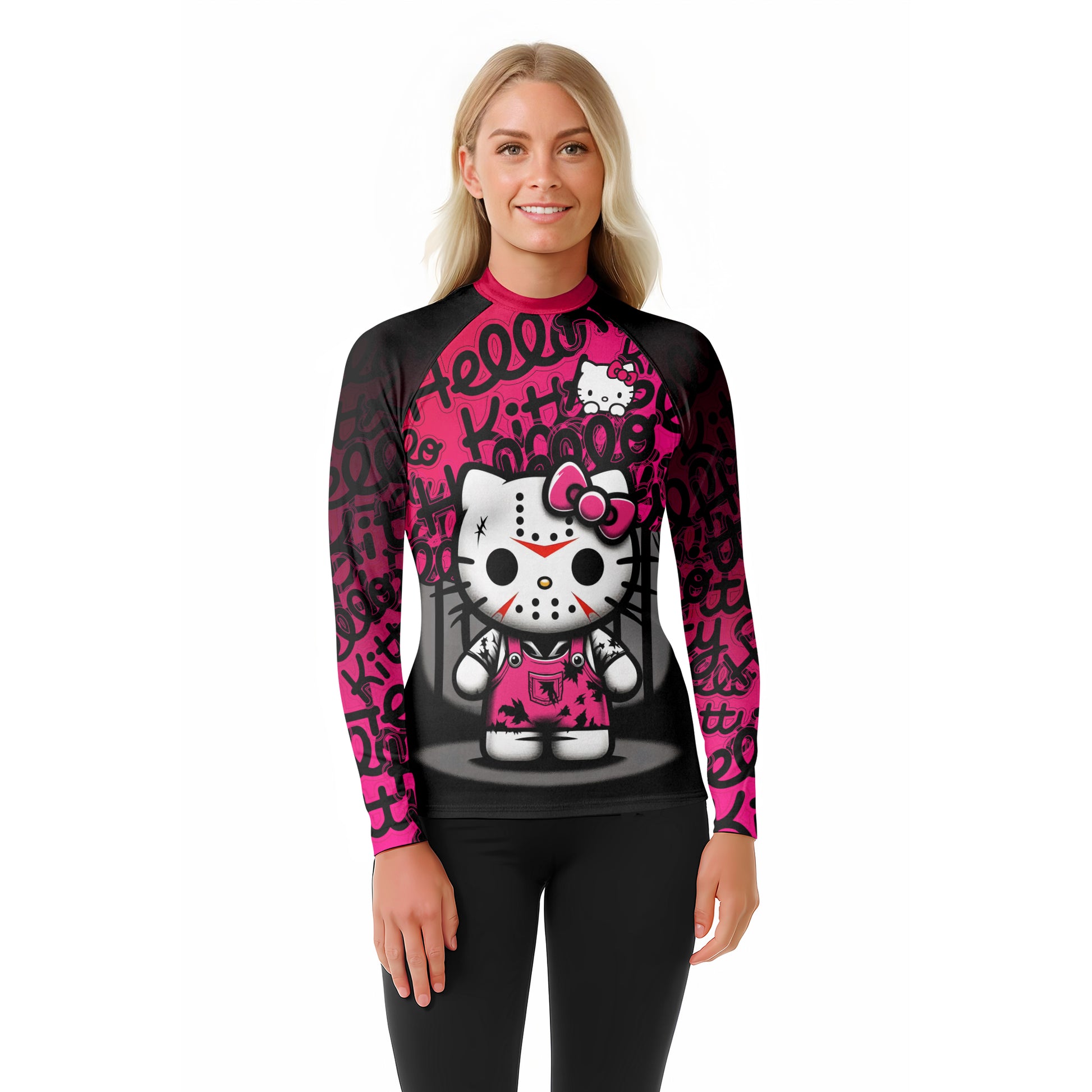 Jason Voorhees Kitty Rash Guard