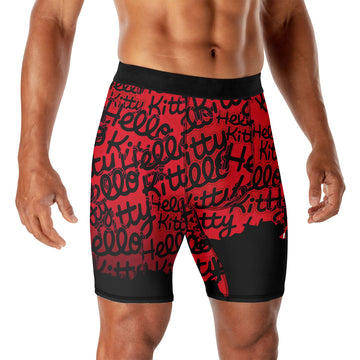 Jason Voorhees Kitty Red Compression Shorts