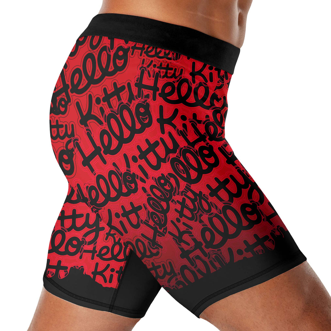 Jason Voorhees Kitty Red Compression Shorts