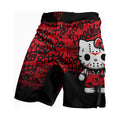 Jason Voorhees Kitty Red Fight Shorts