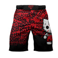 Jason Voorhees Kitty Red Fight Shorts