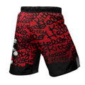 Jason Voorhees Kitty Red Fight Shorts