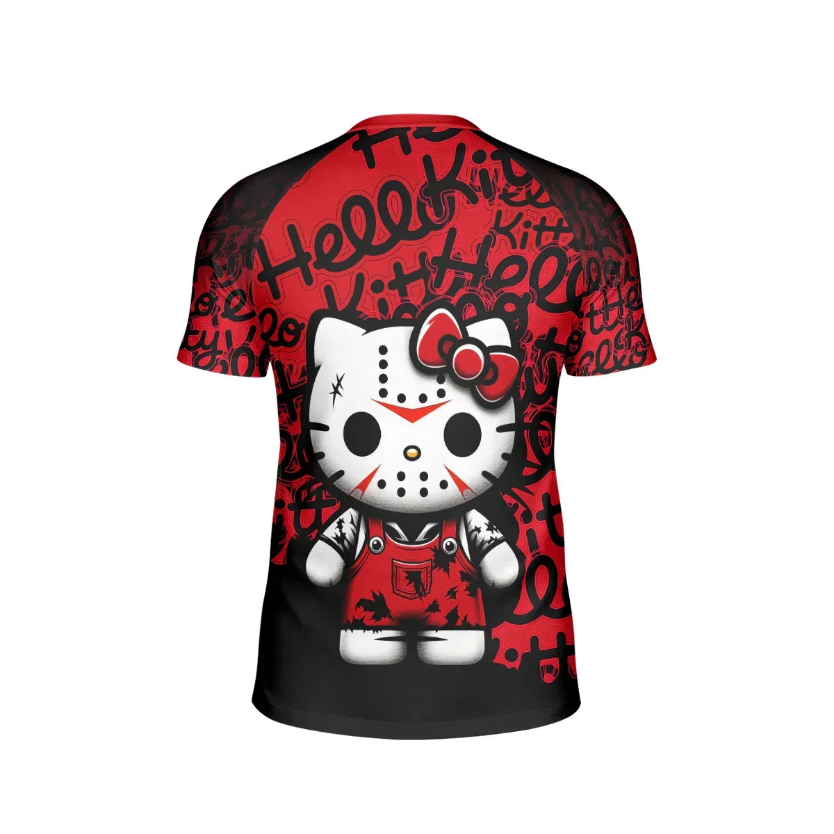 Jason Voorhees Kitty Red Kids Rash Guard