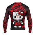 Jason Voorhees Kitty Red Rash Guard