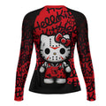 Jason Voorhees Kitty Red Rash Guard
