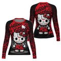 Jason Voorhees Kitty Red Rash Guard