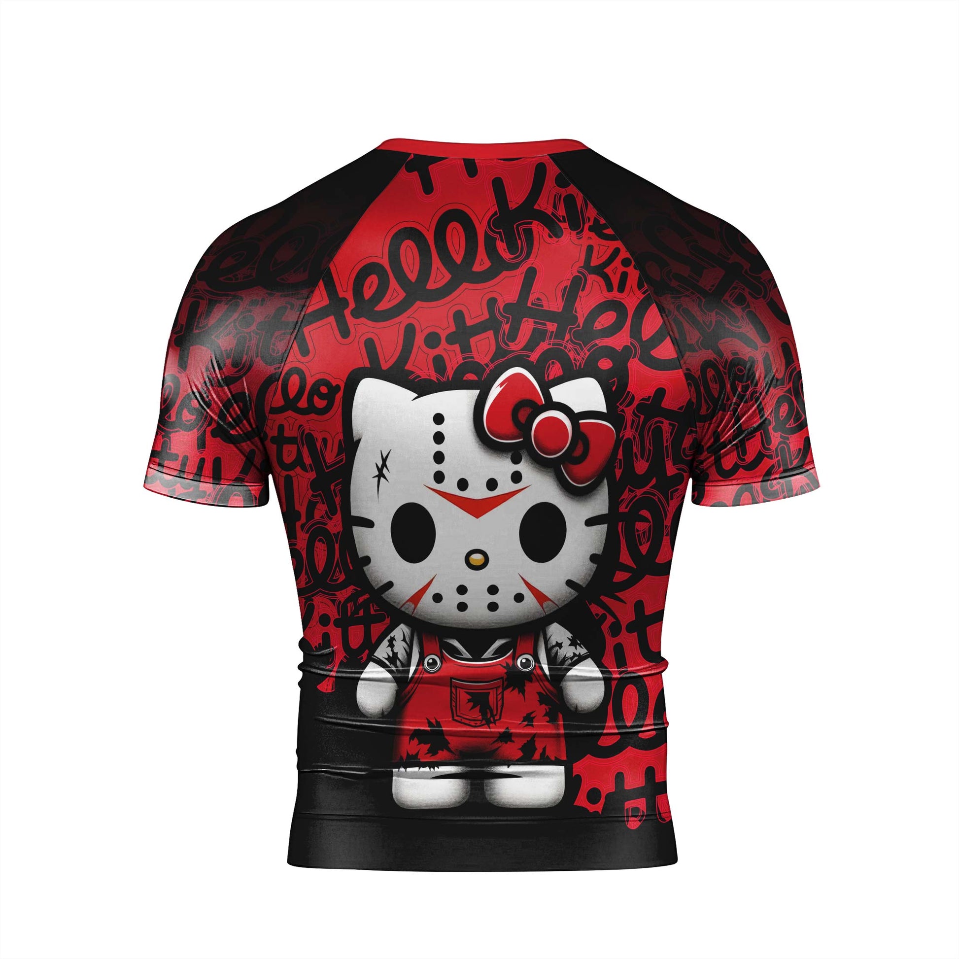 Jason Voorhees Kitty Red Rash Guard